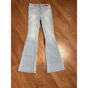NWT Spanx Wide Leg Flare Jeans Bootcut Pull On Stretch Small 28W Comfort Stretch